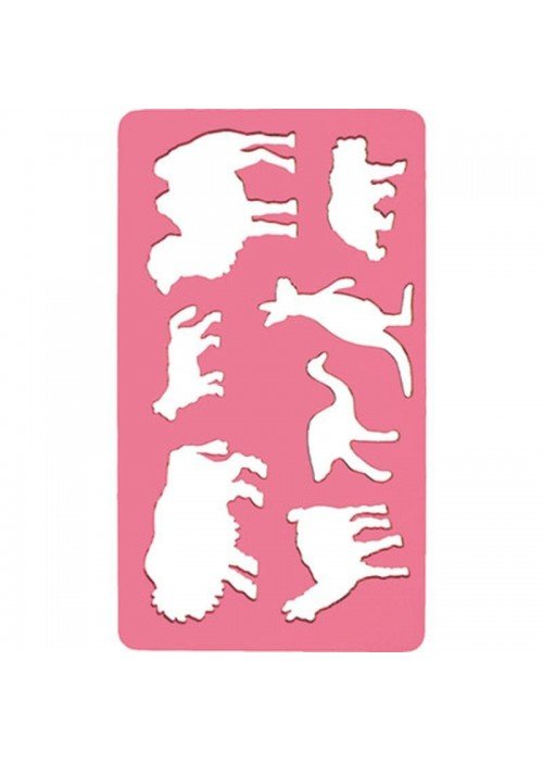 Trafaretas piešimui K-I-N kupranugaris