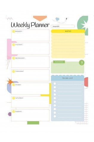 Rinkinys kūrybai ALPINO Color experience Planner Set