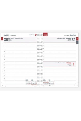 Darbo knyga B6 KANCLER SPIRAL frida