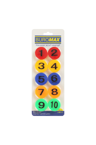 Magnetukai SKAIČIAI 10vnt x 30mm