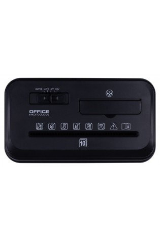 Dokumentų naikiklis OFFICE PRODUCTS A4, iki 10lap., 14l, juodas