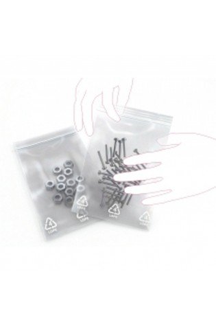 Zip-Lock maišeliai 70x100mm 50mic 100vnt