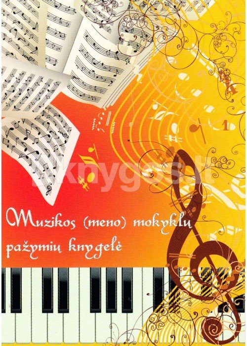 Pažymių knygelė muzikos(meno) mokykl.