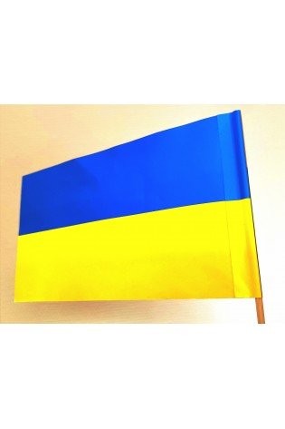 Ukrainos popierinė vėliavėlė (10,8X17cm)