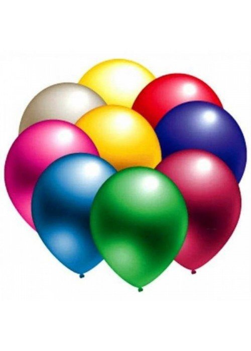 Balionai 12" Metalic Penword 100vnt MIX