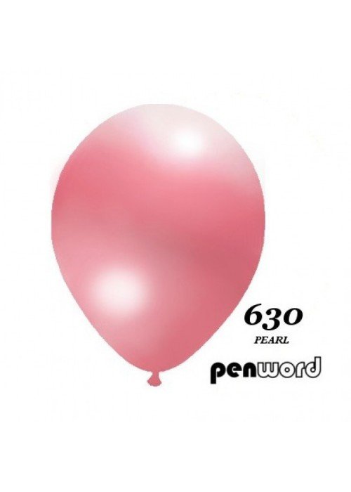 Balionai 12" Metalic Penword 100vnt rožiniai