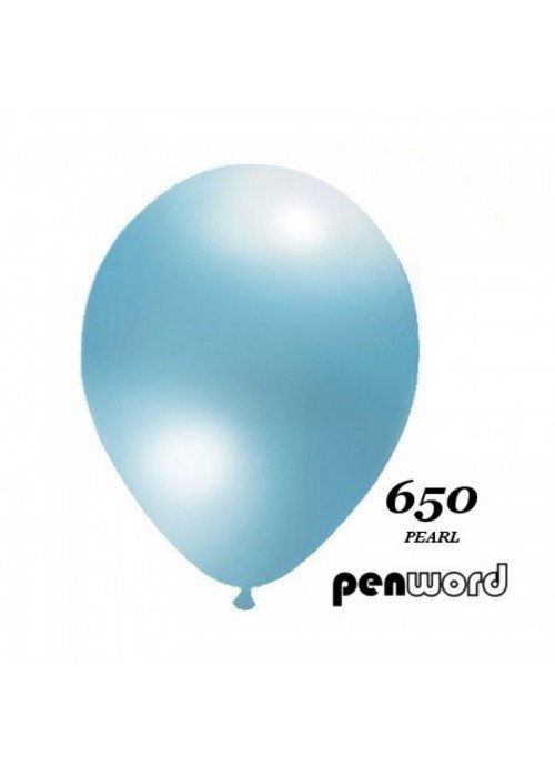 Balionai 12" Metalic Penword 100vnt žydri