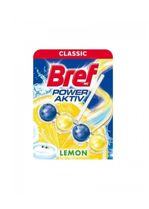 WC gaiviklis Bref Power Active Lemon 50g