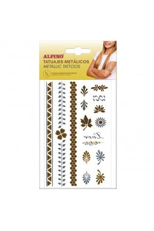 Tatuiruotės laikinos ALPINO metallic