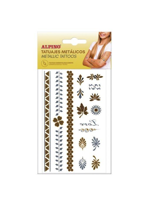 Tatuiruotės laikinos ALPINO metallic