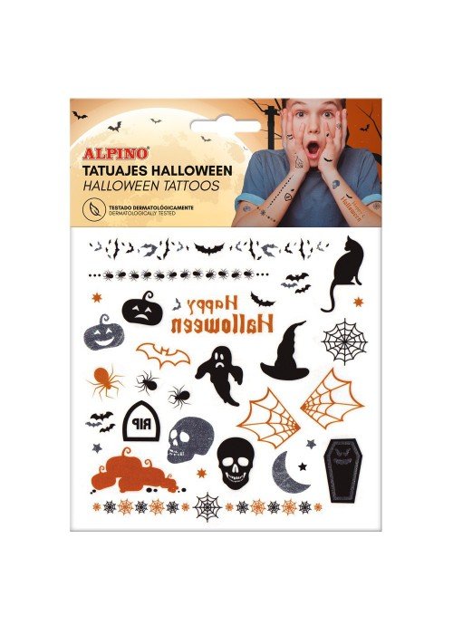 Tatuiruotės laikinos ALPINO halloween