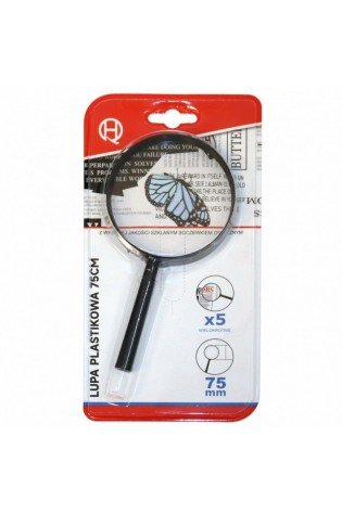 Padidinimo stiklas 75mmx5k