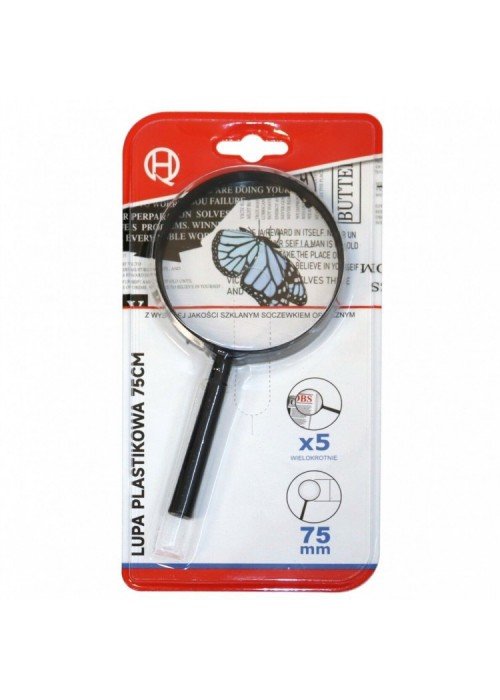 Padidinimo stiklas 75mmx5k