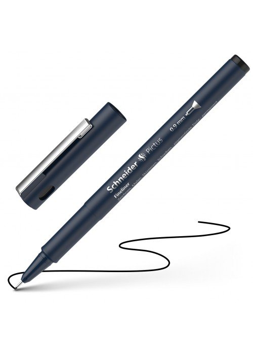 Rašiklis Pictus 0.9 juodas