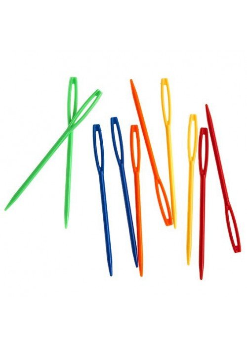 Plastikinės adatos 7cm 10vnt