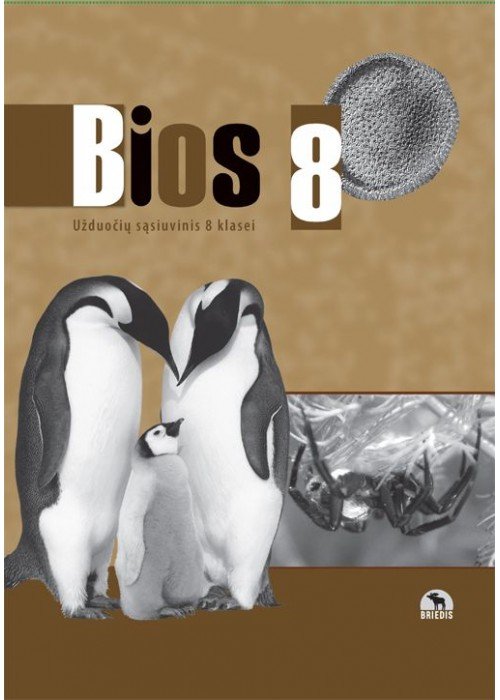 Bios 8. Biologijos užduočių sąsiuvinis 8 kl. 2008 m. PUBP