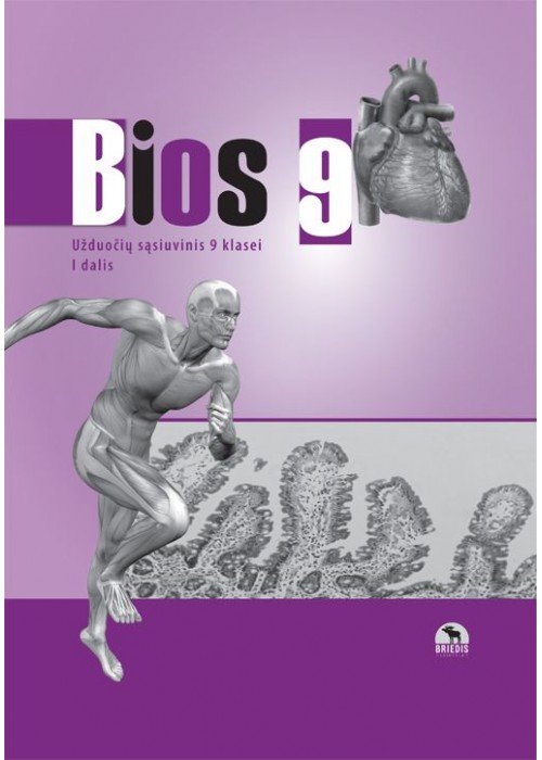 Bios 9. Biologijos užduočių sąsiuvinis 9 kl., 1 dalis 2008 m. PUBP