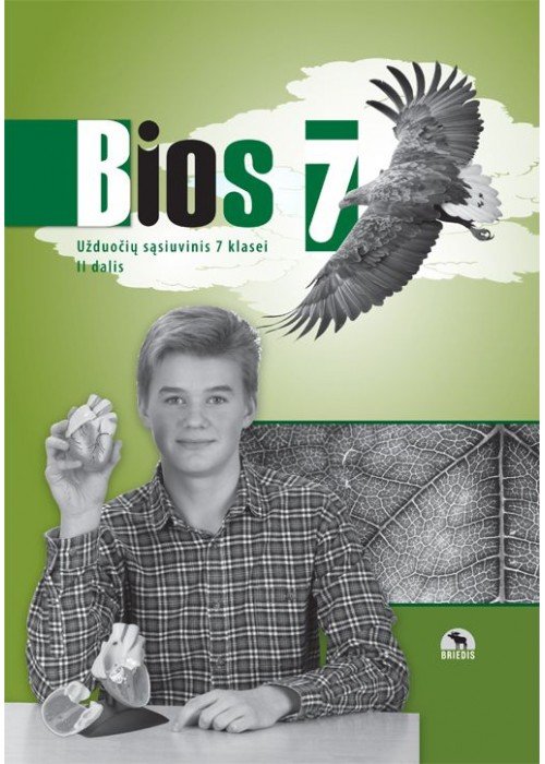 Bios 7. Biologijos užduočių sąsiuvinis 7 klasei, 2 dalis 2008 m. PUBP