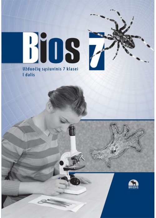 Bios 7. Biologijos užduočių sąsiuvinis 7 klasei, 1 dalis 2003 m. PUBP