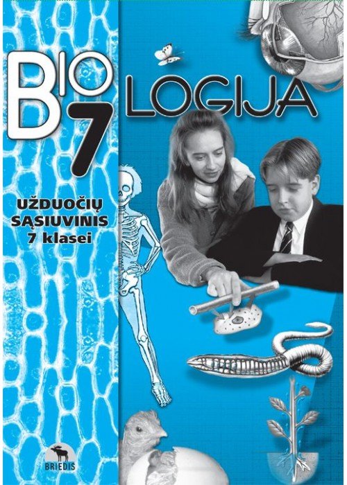Biologija. Užduočių sąsiuvinis 7 klasei 2003 m. PUBP