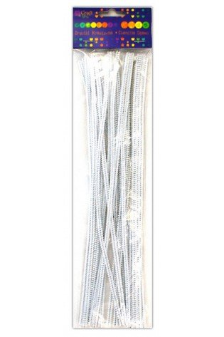 Dekor vielutės BALTOS 30cm 25vnt