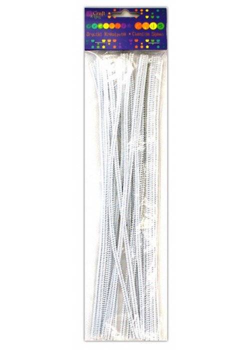 Dekor vielutės BALTOS 30cm 25vnt