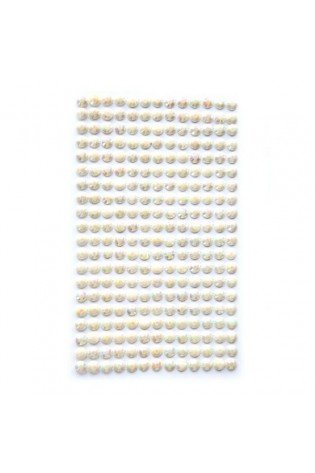 Dekor.lipnūs kristalai 6mm 260vnt. CREAM