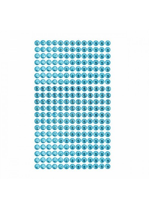 Dekor.lipnūs kristalai 6mm 260vnt. BLUE