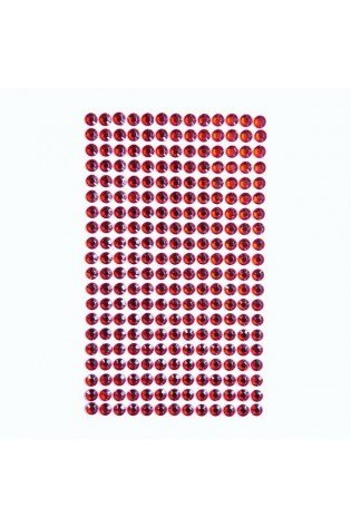 Dekor.lipnūs kristalai 6mm 260vnt. RED