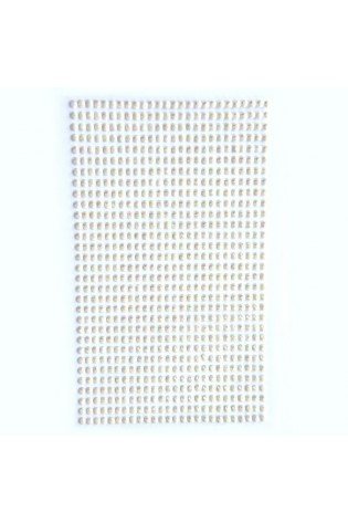 Dekor.lipnūs kristalai 3mm 806vnt. CREAM