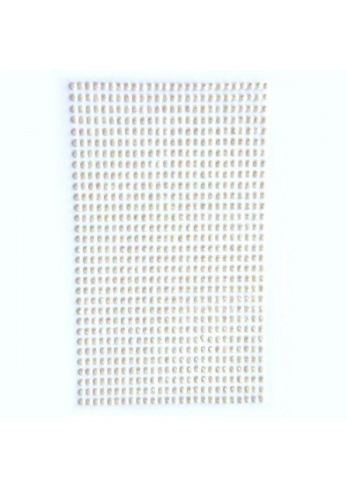 Dekor.lipnūs kristalai 3mm 806vnt. CREAM