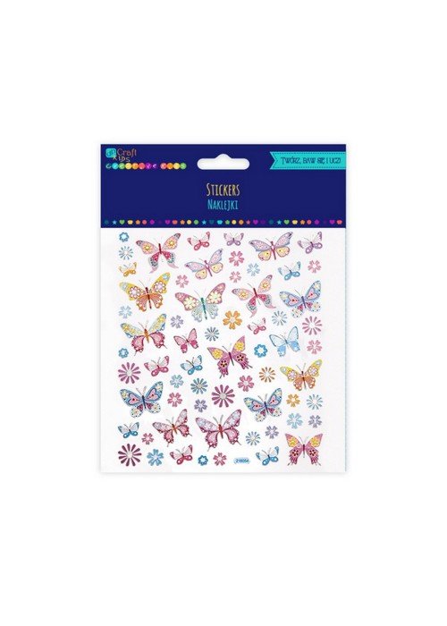 Lipdukai DRUGELIAI ir GĖLĖS 63vnt.