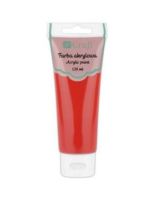 Akriliniai dažai 120ml, raudoni