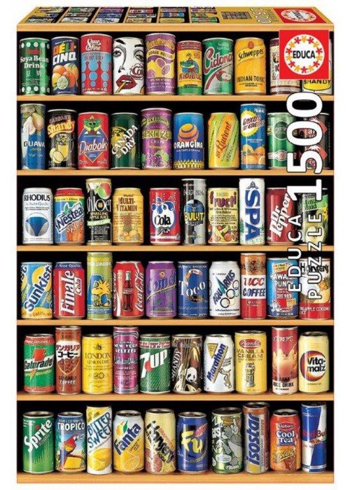 Dėlionė (puzzle) 1500 CANS 12-99metų