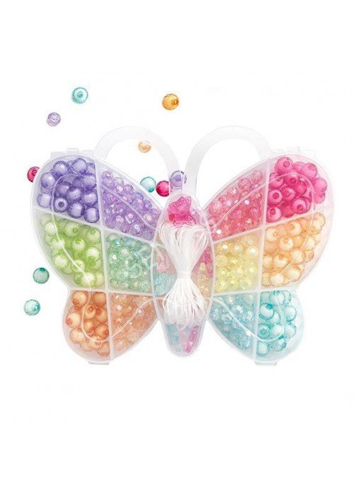 Karoliukų vėrimo rinkinys BUTTERFLY apie 285vnt