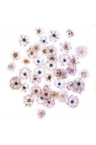 Lipdukai GĖLĖS 50vnt pastelinių sp