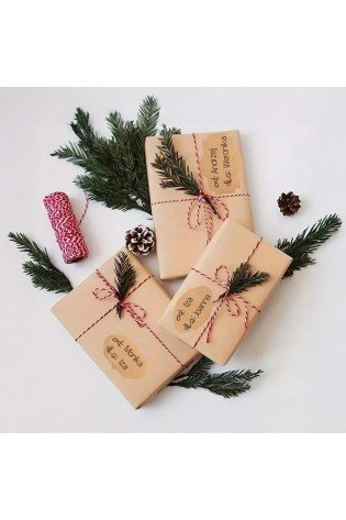 Lipdukai ritinėlyje VINTAŽINIS KRAFTAS 250vnt