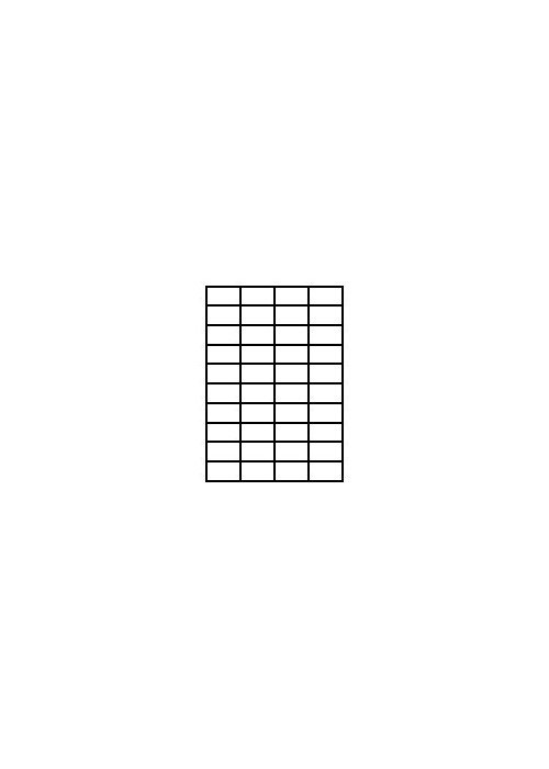Lipnios etiketės A4 52,5x29,7(40)