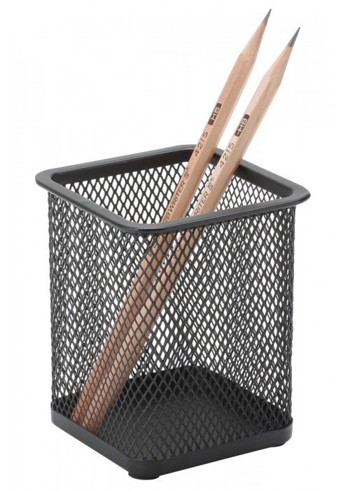 Metalinė, kvadratinė pieštukinė juoda