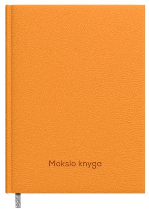 Mokslo knyga 14x19cm oranžinė