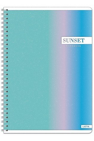 Sąsiuvinis su spirale A4 60lap. 70g SUNSET linija