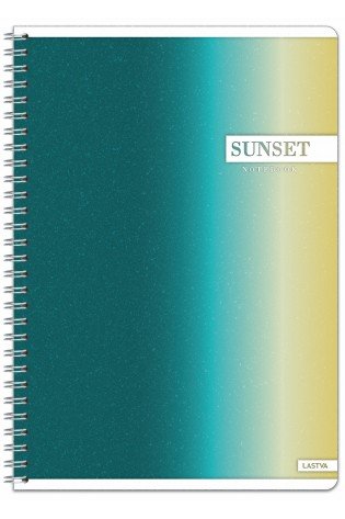 Sąsiuvinis su spirale A4 60lap. 70g SUNSET linija