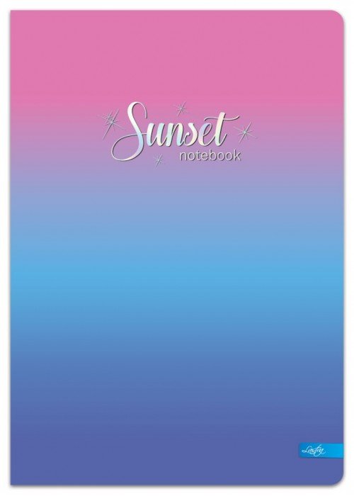 Sąsiuvinis A5 52lap. 80g SUNSET lang.
