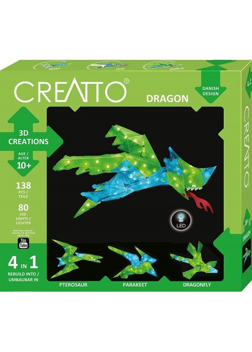 Lavinamasis rinkinys CREATTO DRAGON 10+