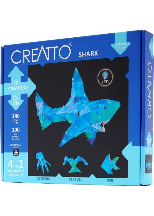 Lavinamasis rinkinys CREATTO SHARK 10+