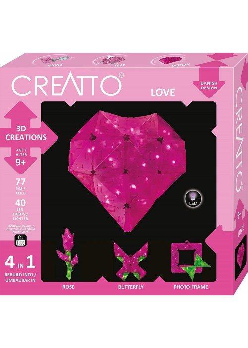 Lavinamasis rinkinys CREATTO LOVE 9+