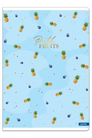 Sąsiuvinis A4 52lap. 80g PASTEL FRUITS linija