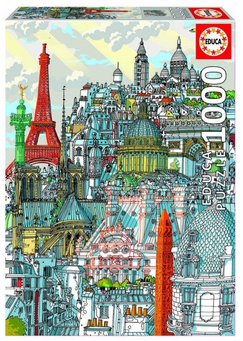 Dėlionė (puzzle) 1000 PARIS, CARLO STANGA 14-99metų