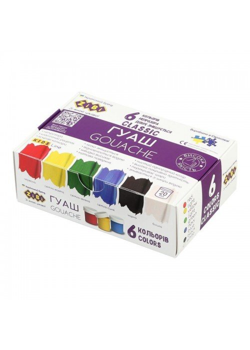 Guašas CLASSIC KIDS Line 6sp x 20ml