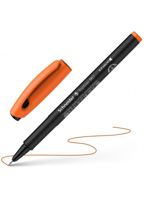 Rašiklis Topliner 967 04 oranžinis